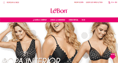 Desktop Screenshot of lebon.com.co