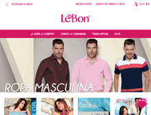 Tablet Screenshot of lebon.com.co